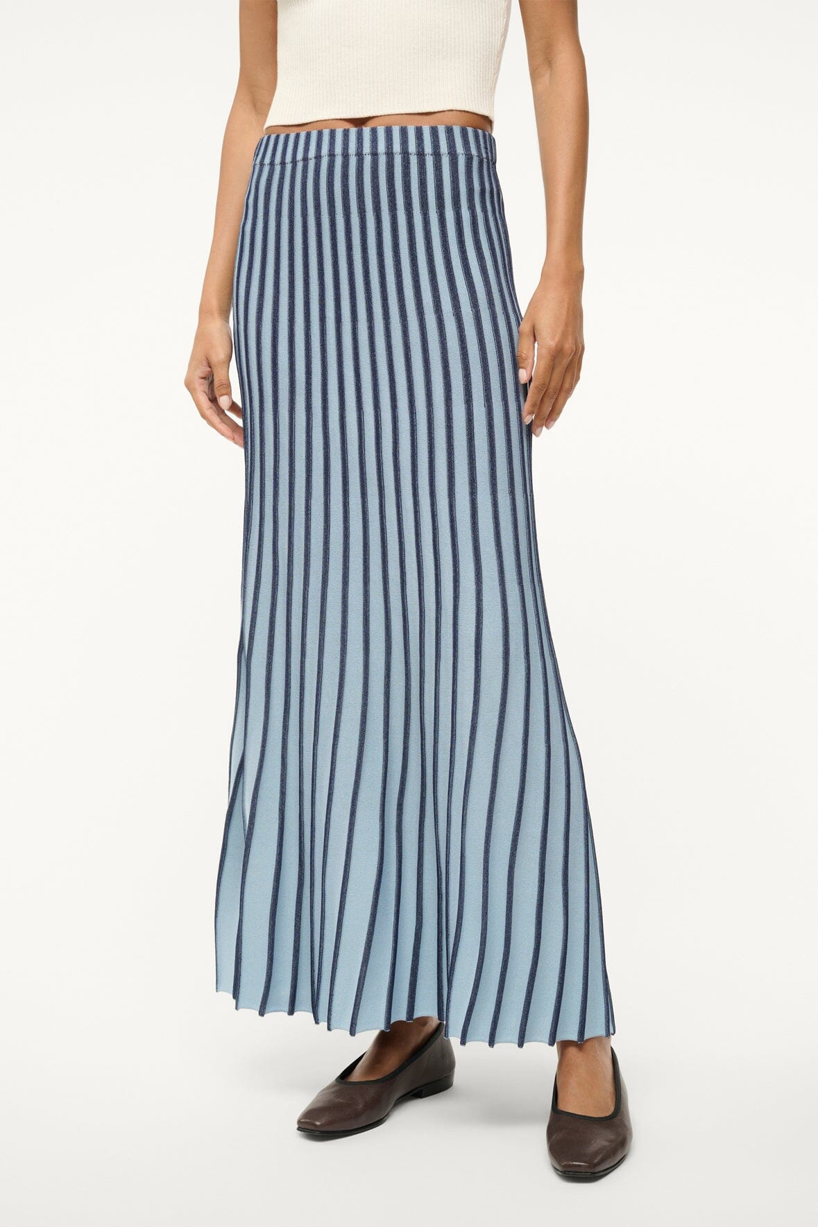 ALEIDA SKIRT | NAVY CLEAR BLUE - Image 3