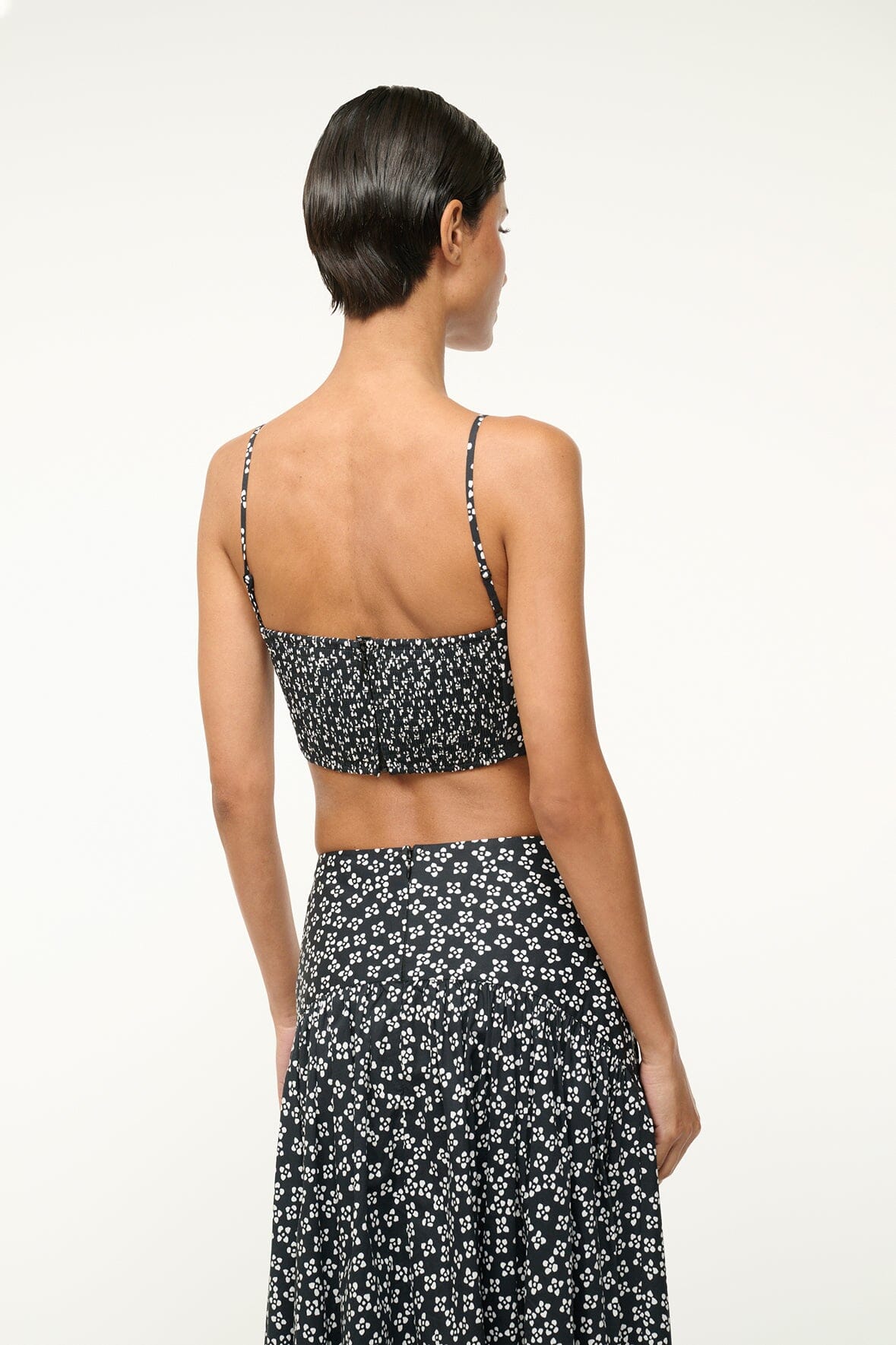 FEDERICO TANK | BLACK WOODBLOCK FLORAL - Image 4