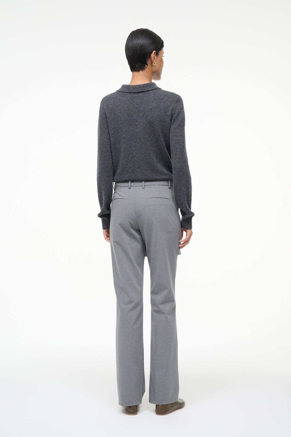 GEMMA CASHMERE SWEATER | CHARCOAL - Image 4