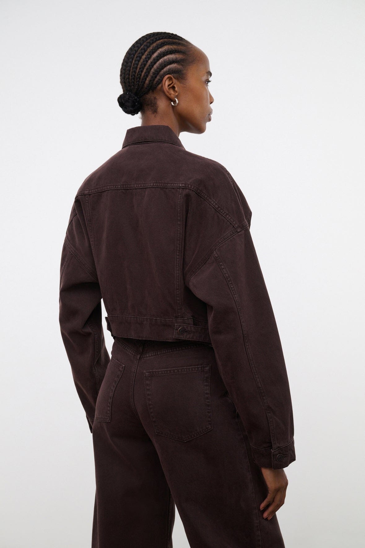 GLEN DENIM JACKET | EARTH - Image 3