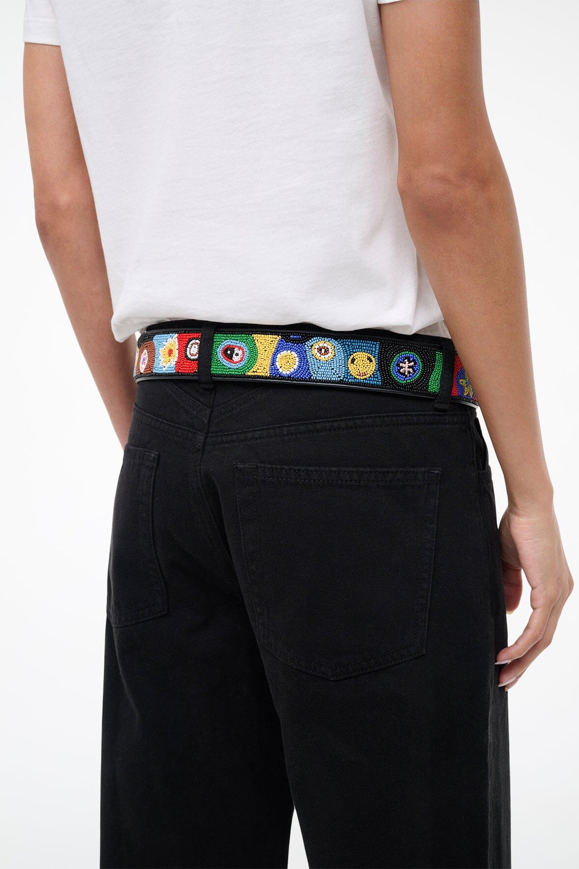 MOON BUCKLE BELT | BEADED MILLEFIORE - Image 4
