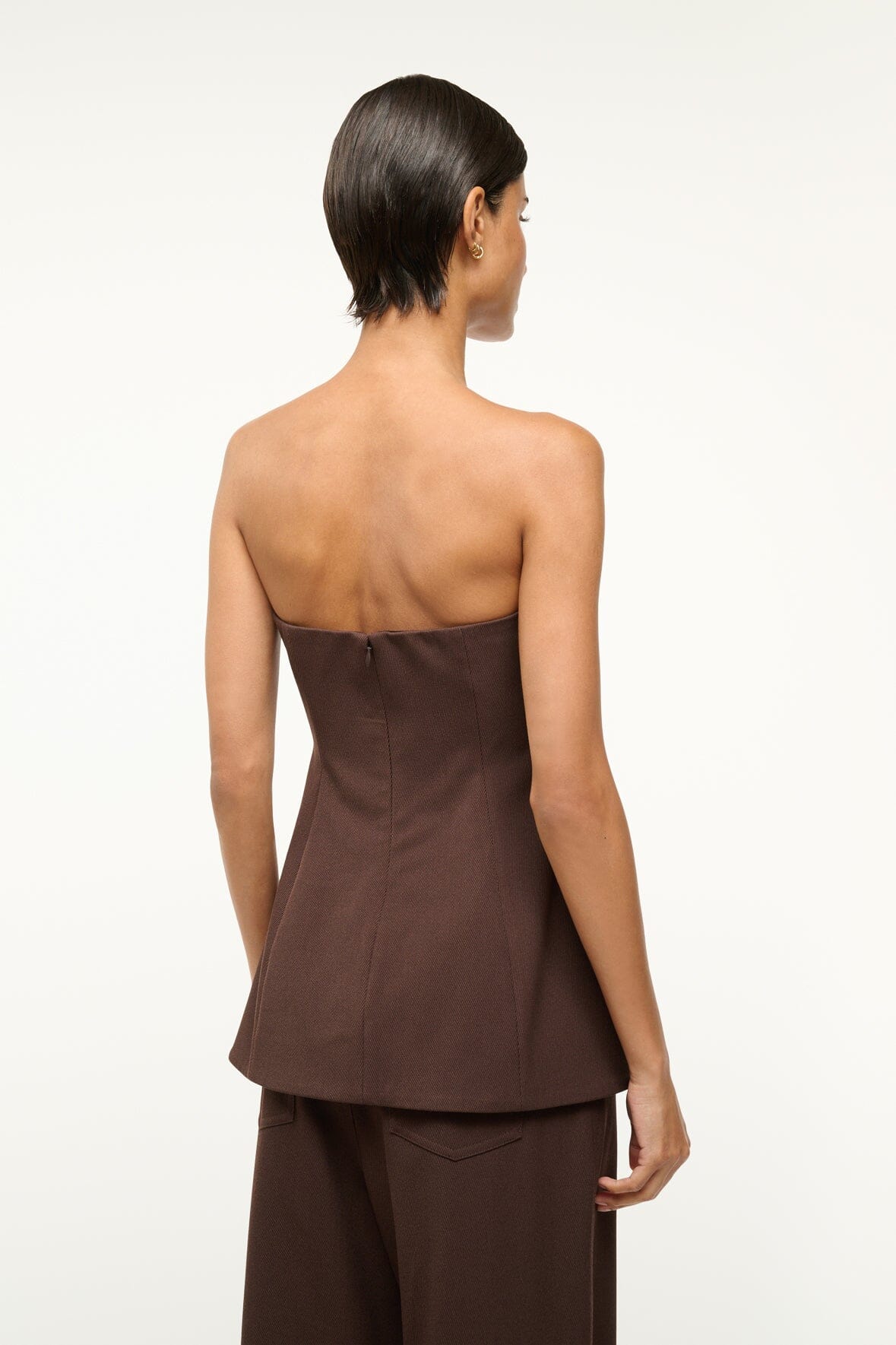 SILVIA TOP | DARK CHOCOLATE - Image 3