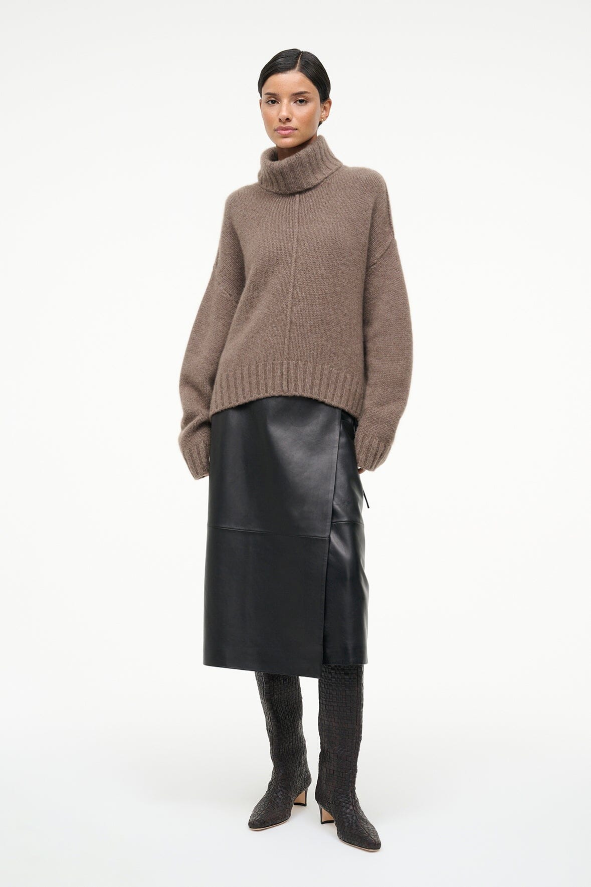 WALLY BOOT | ESPRESSO WOVEN LEATHER - Image 4