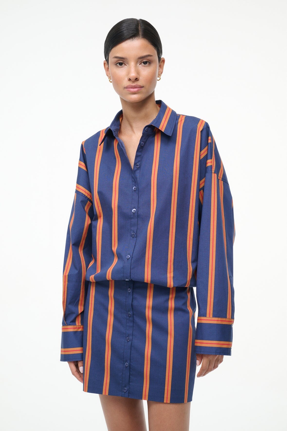 CYNTHIA DRESS | RAILROAD STRIPE - Image 4