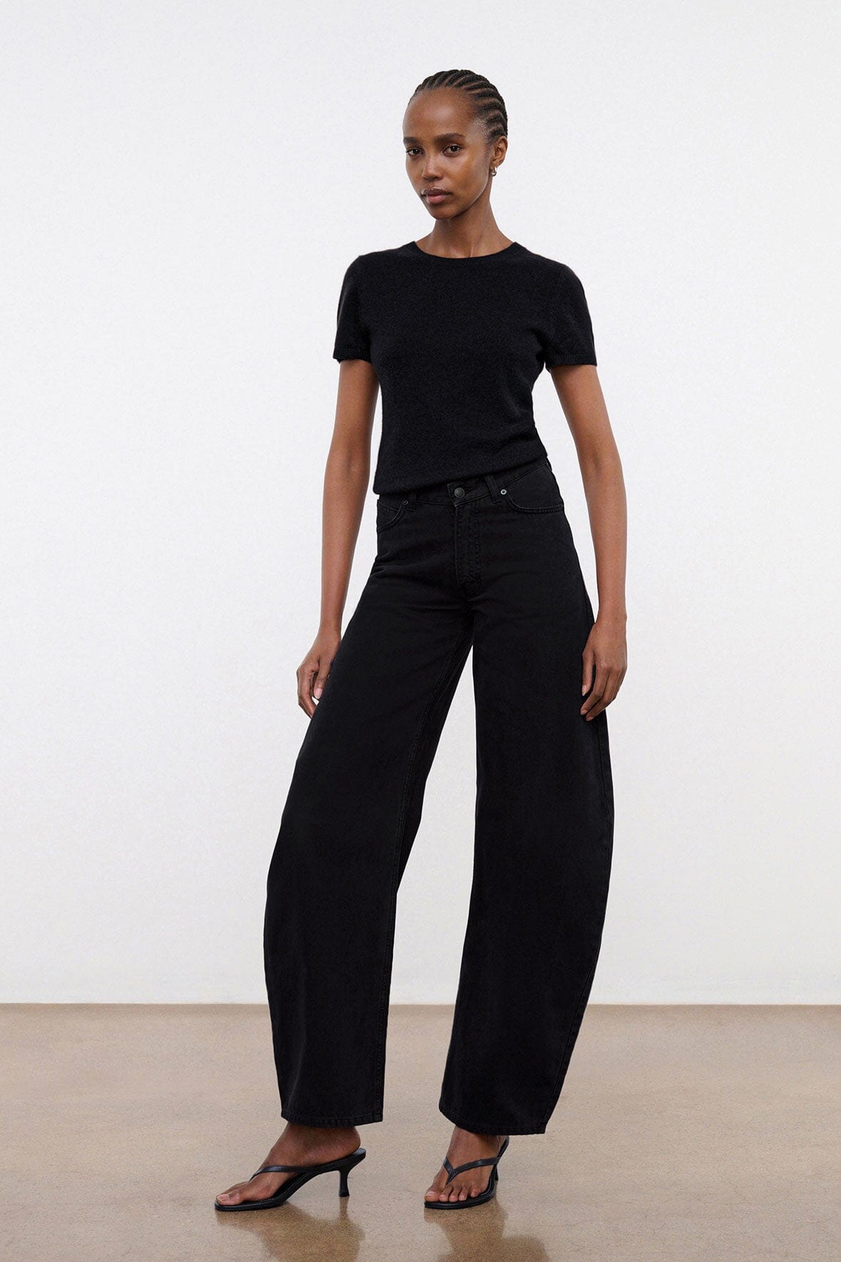 JACKSON BARREL JEAN | STUDDED BLACK - Image 4