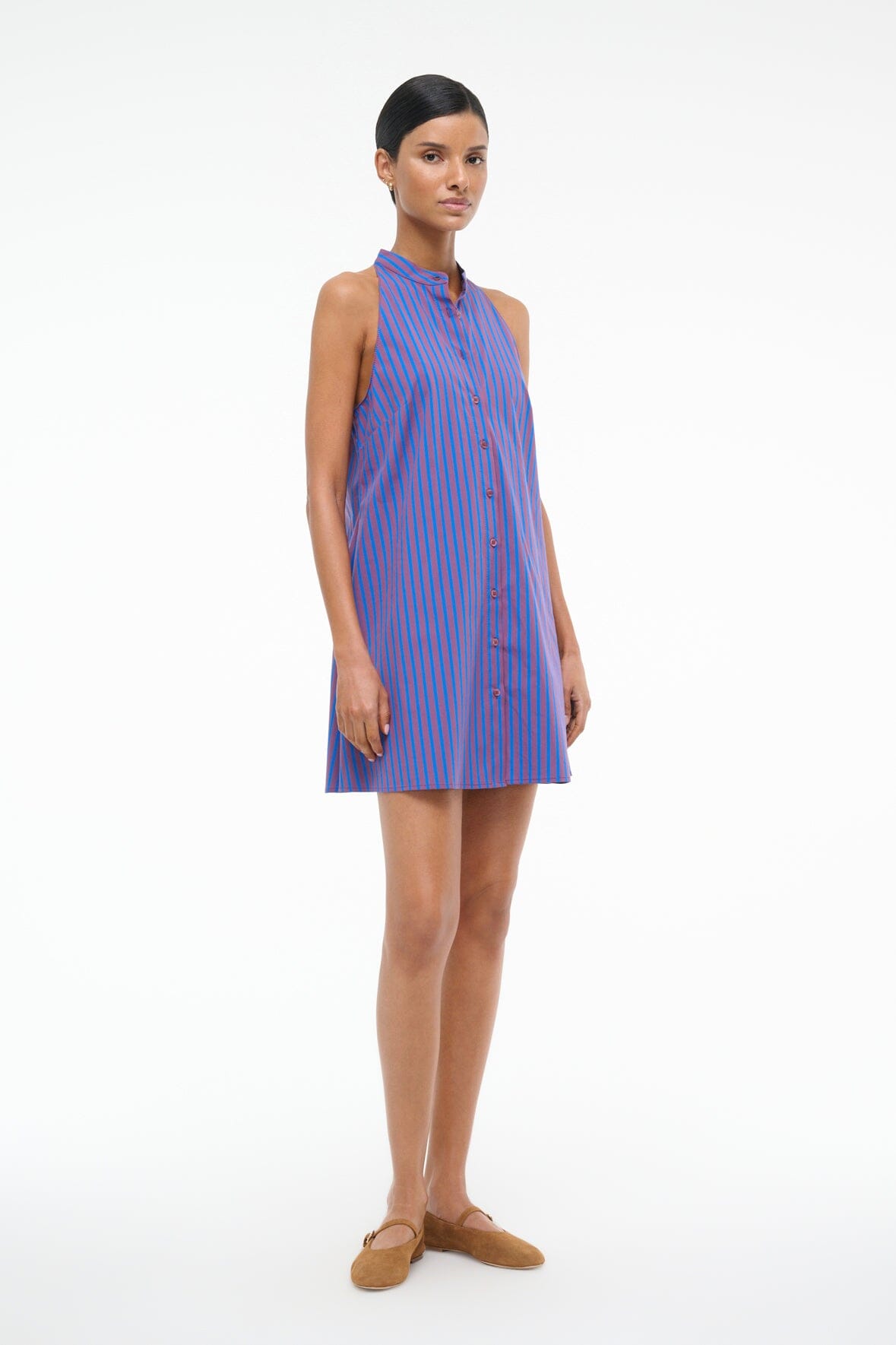 SHIRLEY MINI DRESS | ATLAS STRIPE - Image 3