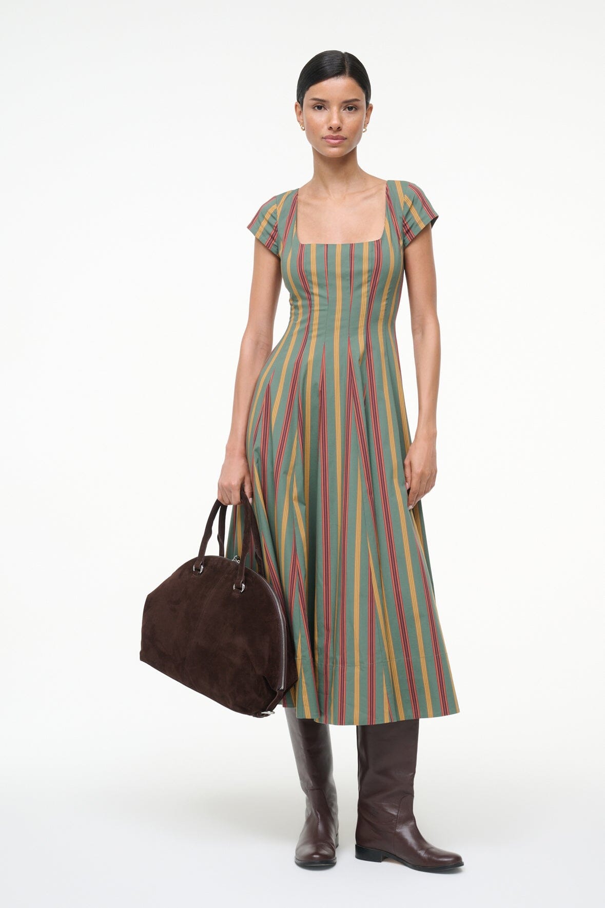 SHORT SLEEVE WELLS DRESS | TRAILBLAZER STRIPE - Image 5