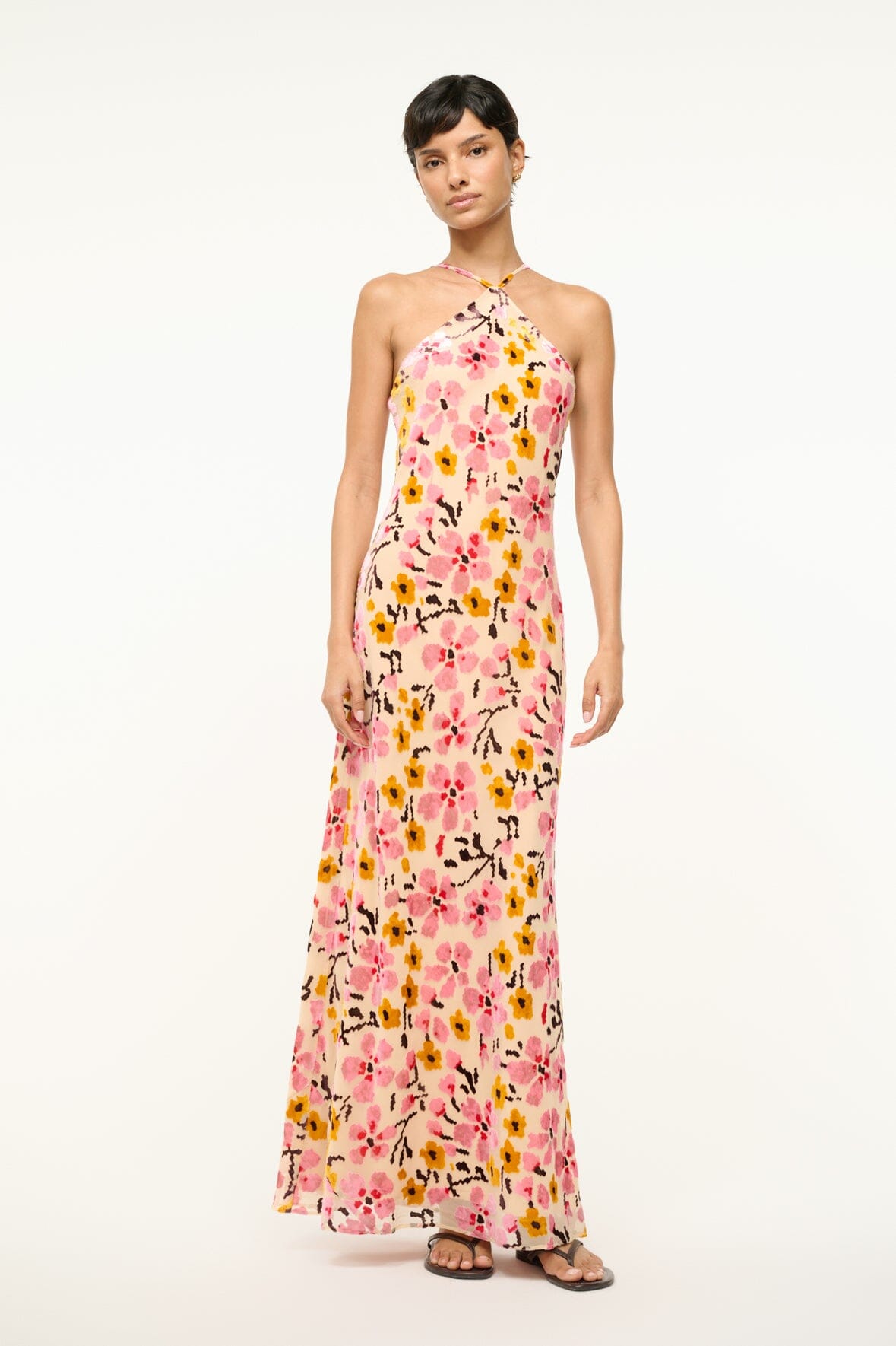 CUBISM DRESS | BLOSSOM FLORAL TAPESTRY