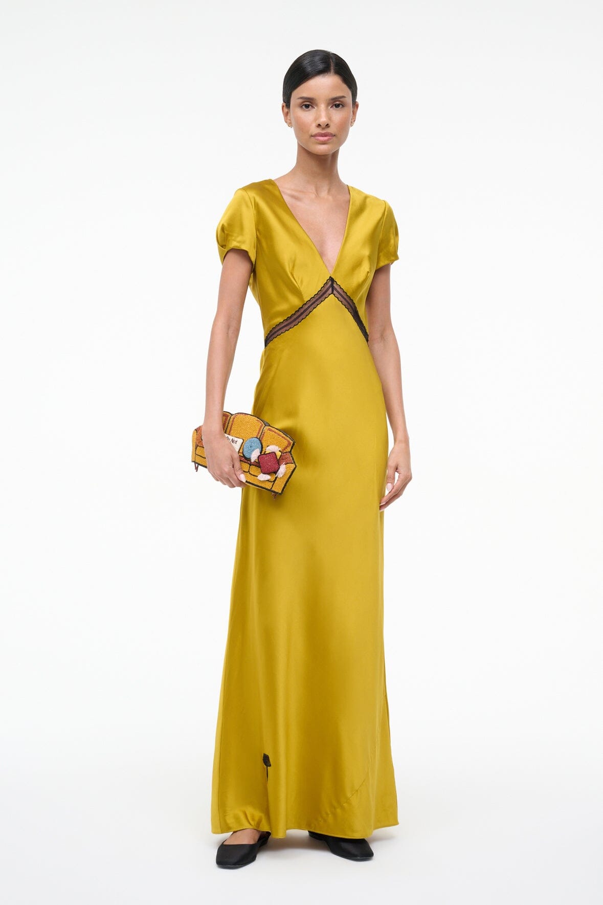 SAB SILK DRESS | TURMERIC - Image 6