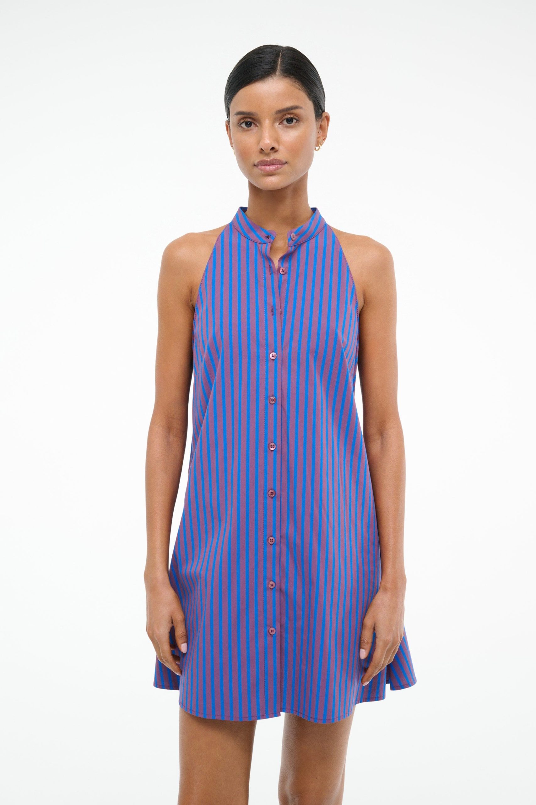 SHIRLEY MINI DRESS | ATLAS STRIPE - Image 5