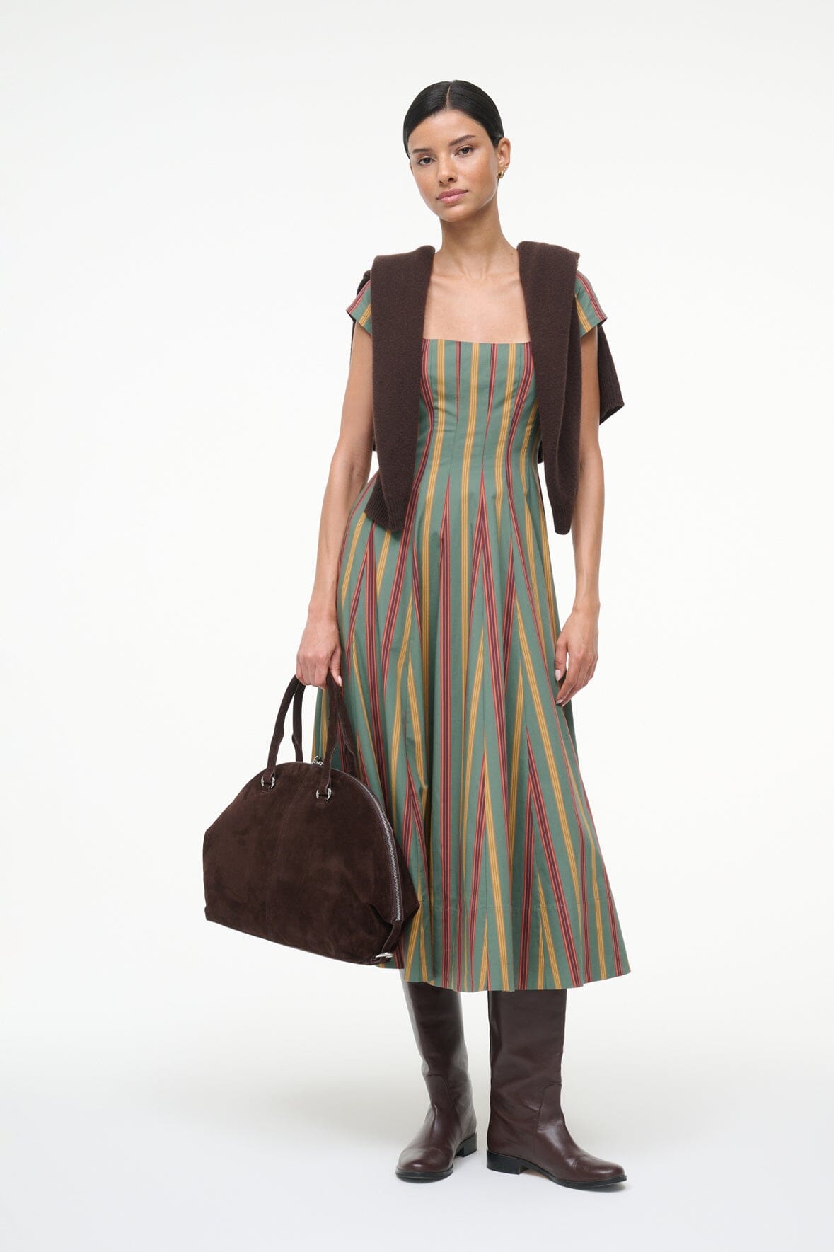 SHORT SLEEVE WELLS DRESS | TRAILBLAZER STRIPE - Image 6