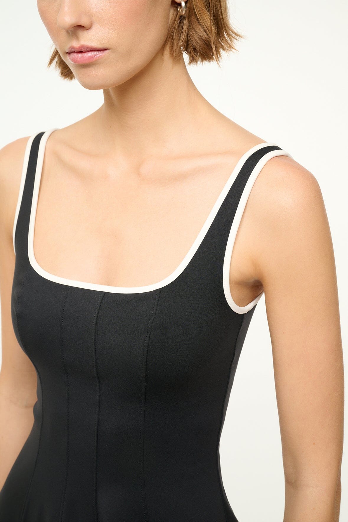 MINI WELLS SPORT DRESS | BLACK IVORY - Image 4