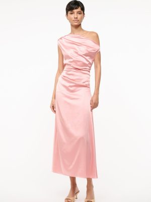 PHARE SILK DRESS | ROSE