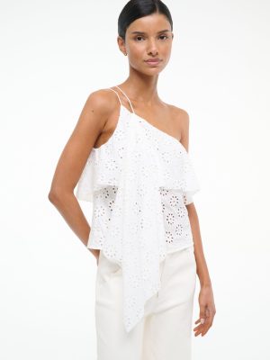 ISA TOP | WHITE EYELET