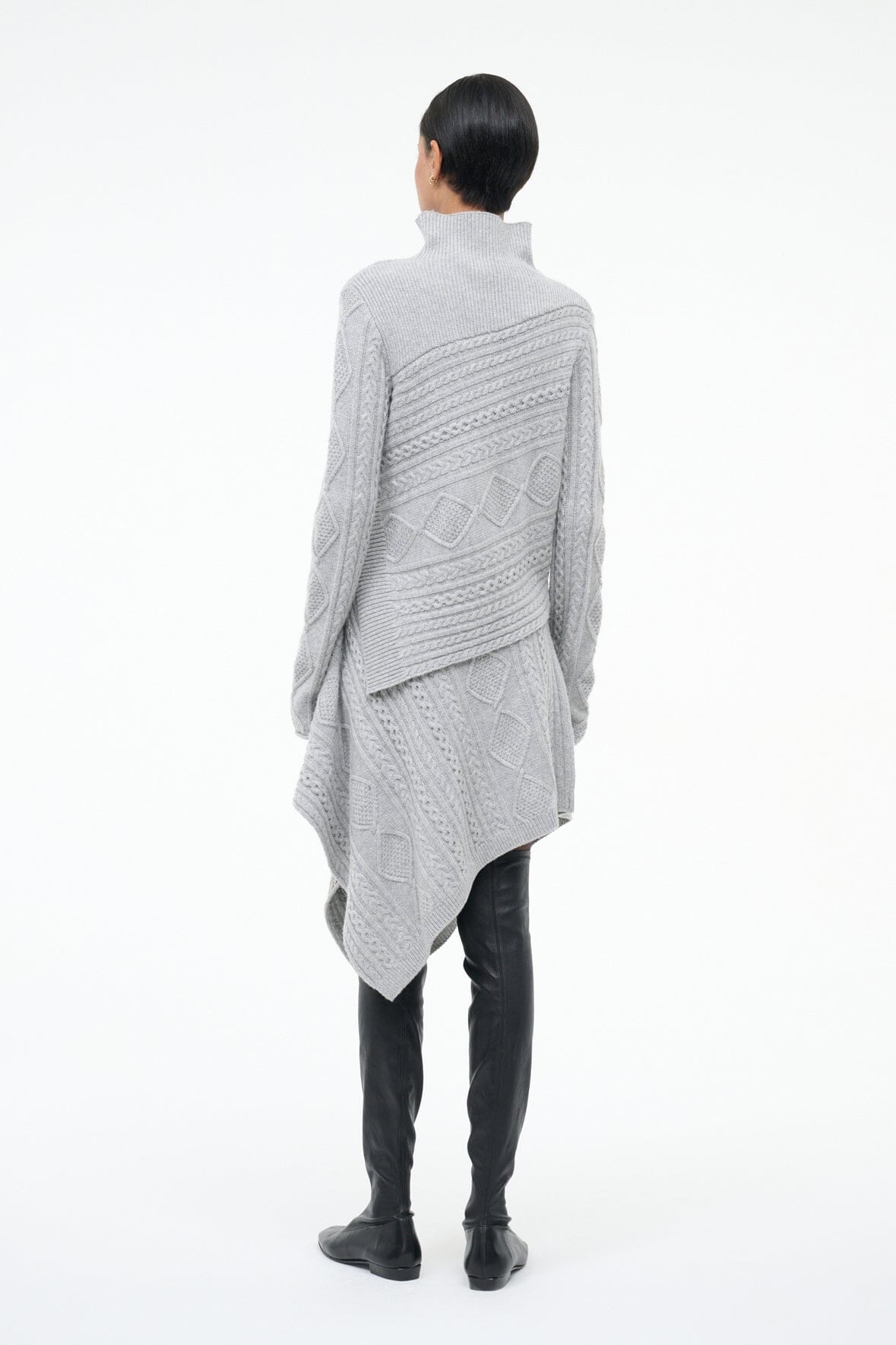 VEER SKIRT | HEATHER GREY - Image 3