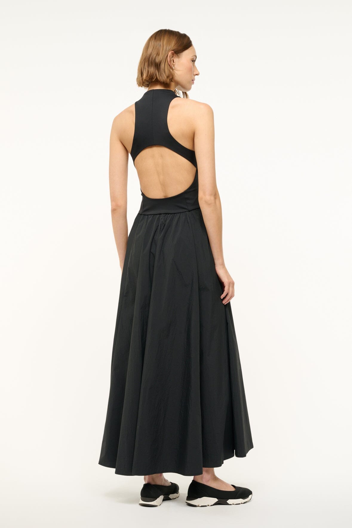CREVASSE MAXI DRESS | BLACK - Image 3