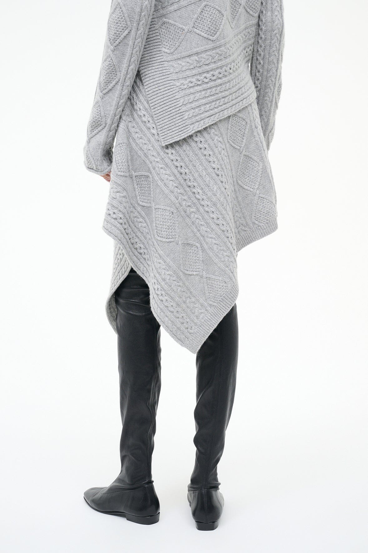 VEER SKIRT | HEATHER GREY - Image 4