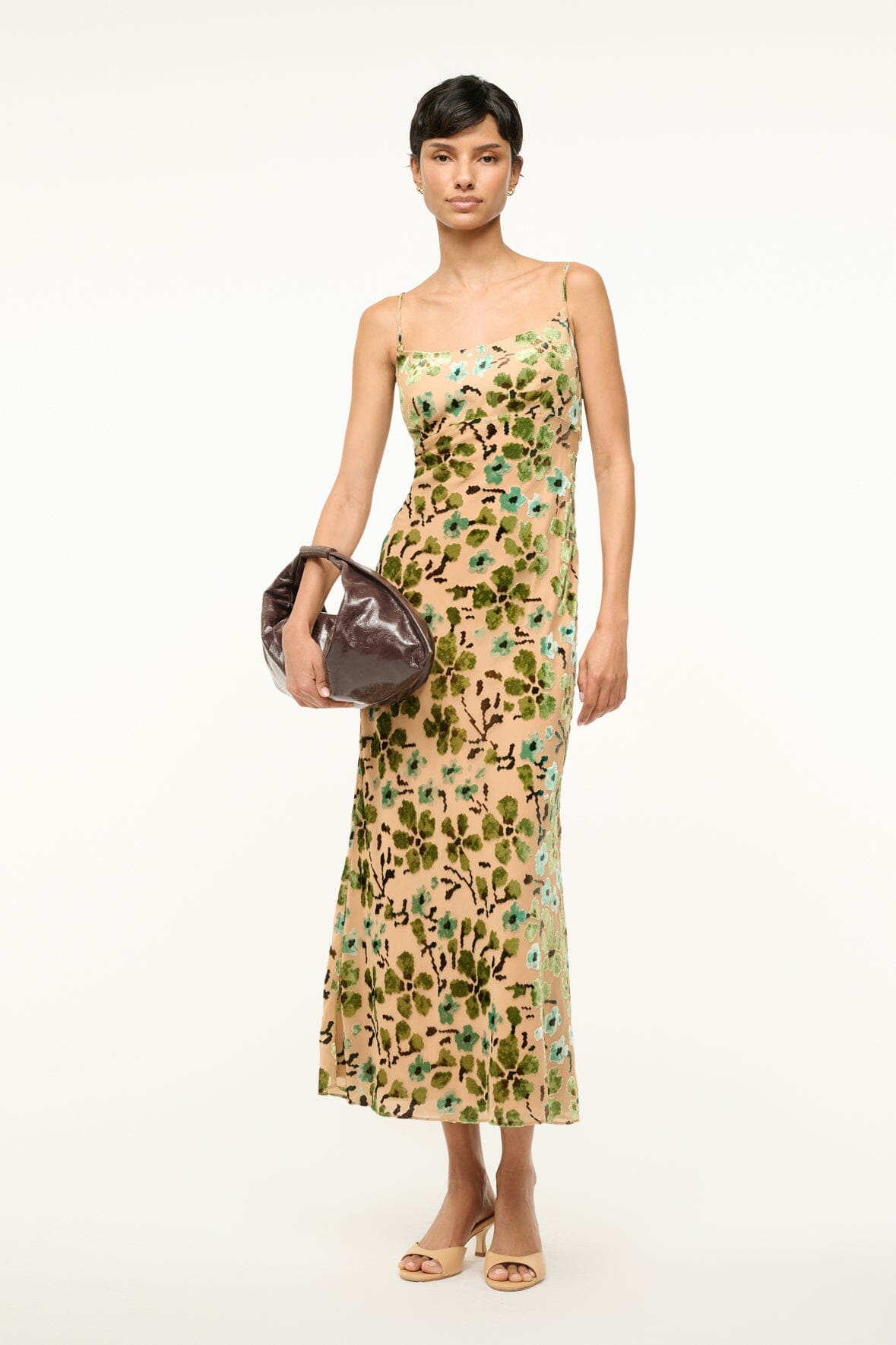 DIANNA DRESS | MOSS FLORAL TAPESTRY
