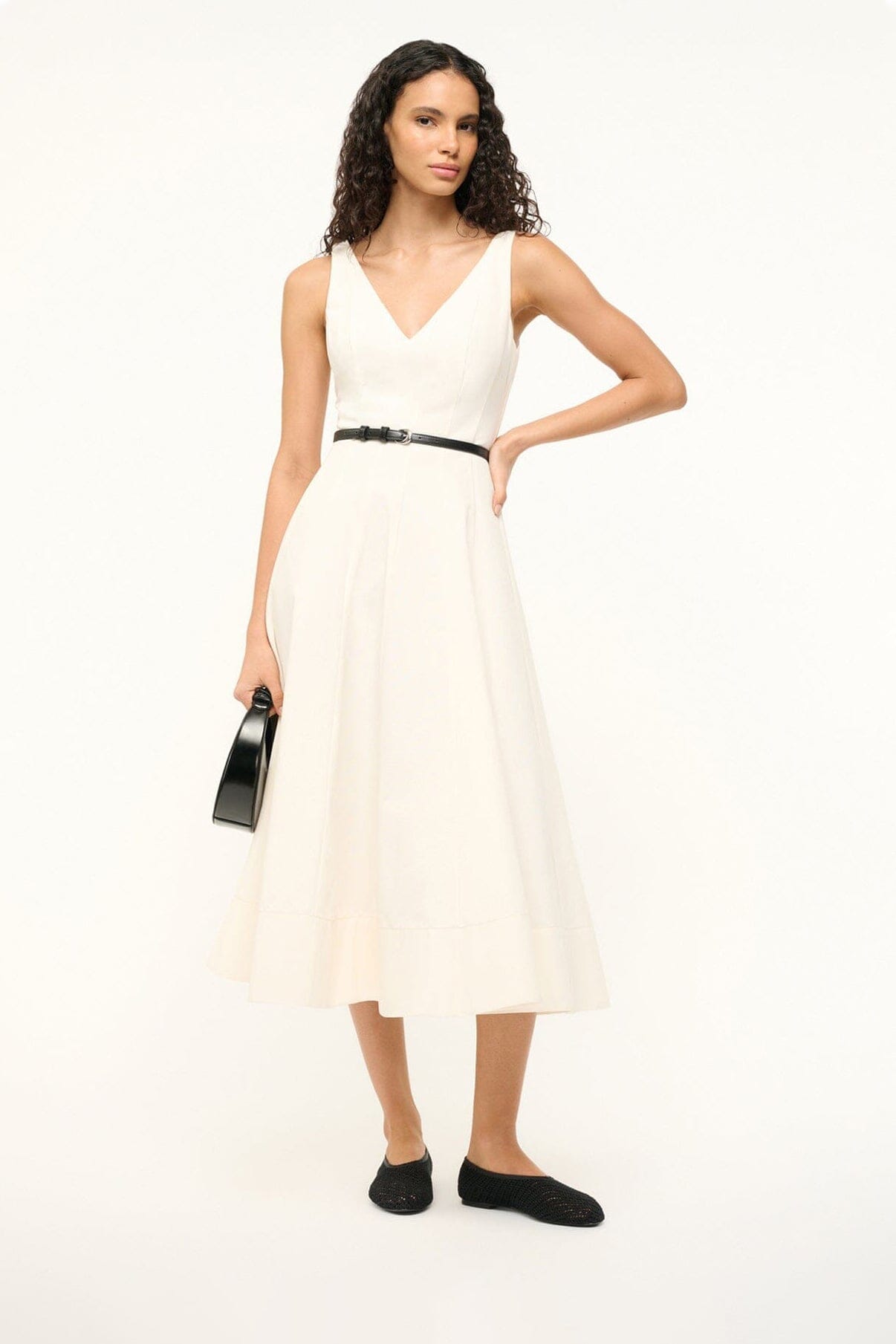 ALBA BALLET FLAT | BLACK CROCHET - Image 2