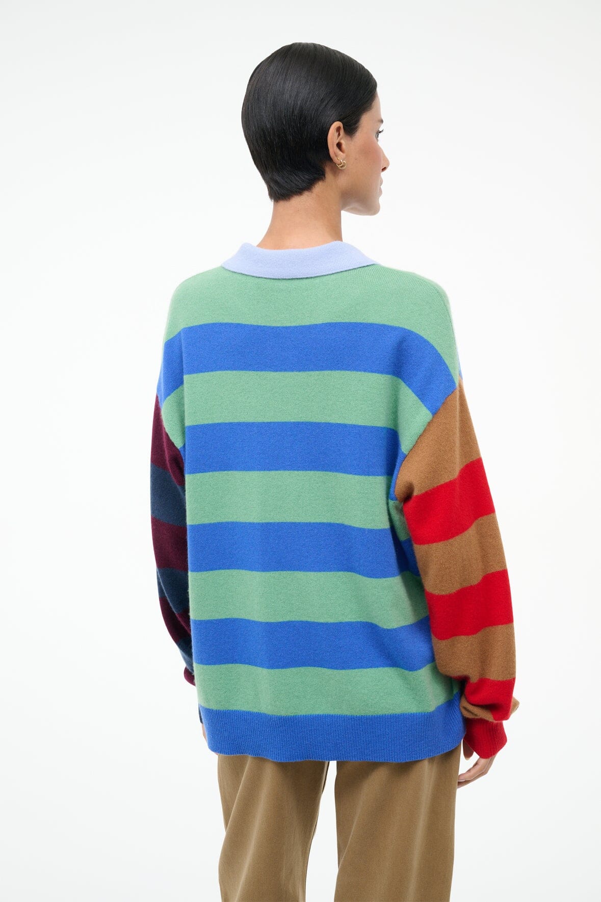 MICHAEL CASHMERE SWEATER | MULTI STRIPE - Image 3
