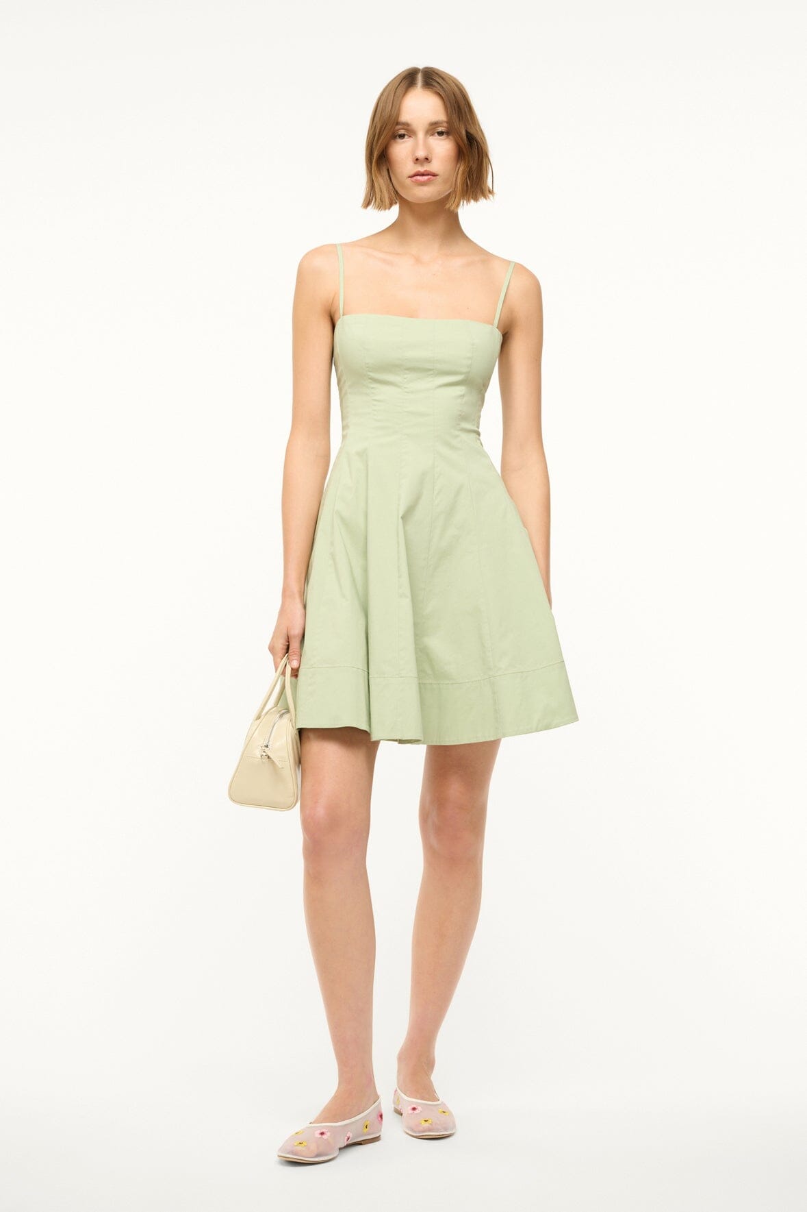 WYLIE MINI DRESS | PALE JADE
