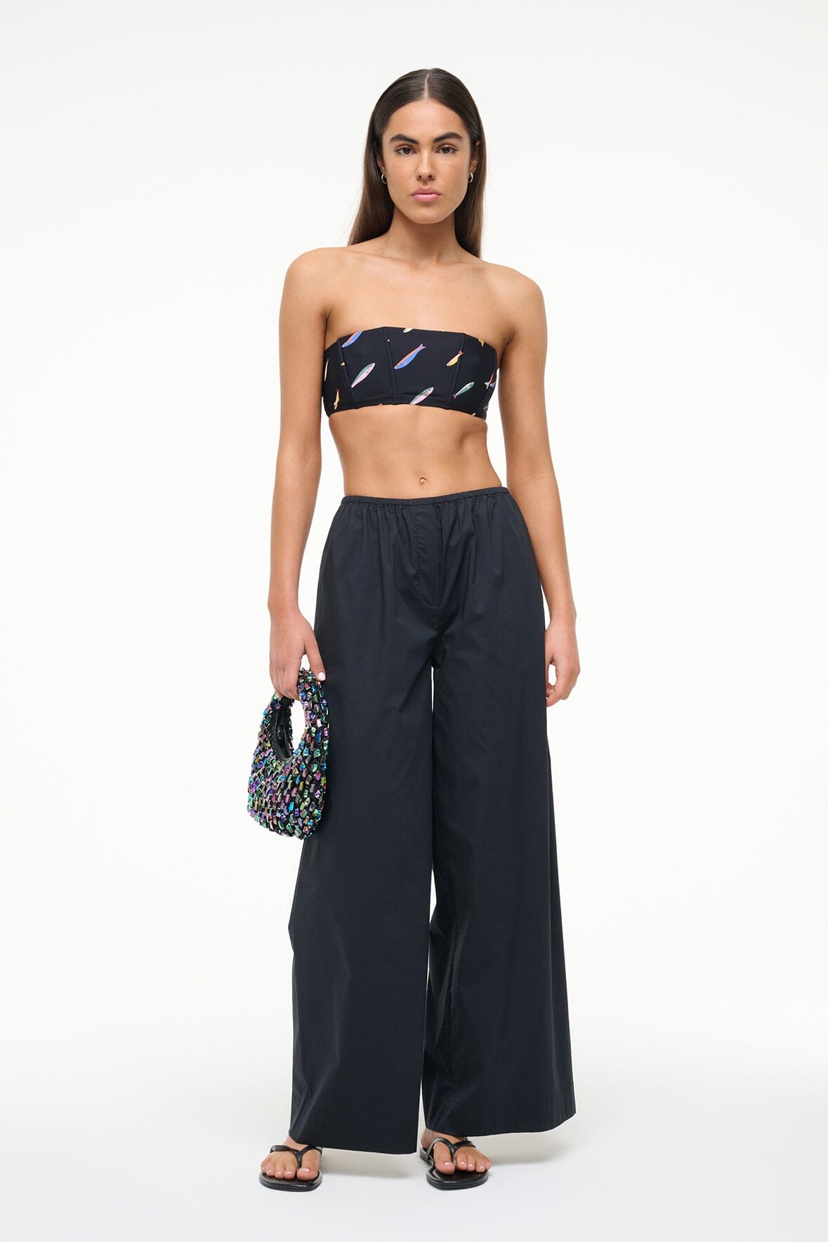 MALA BIKINI TOP | POP SARDINES BLACK - Image 5