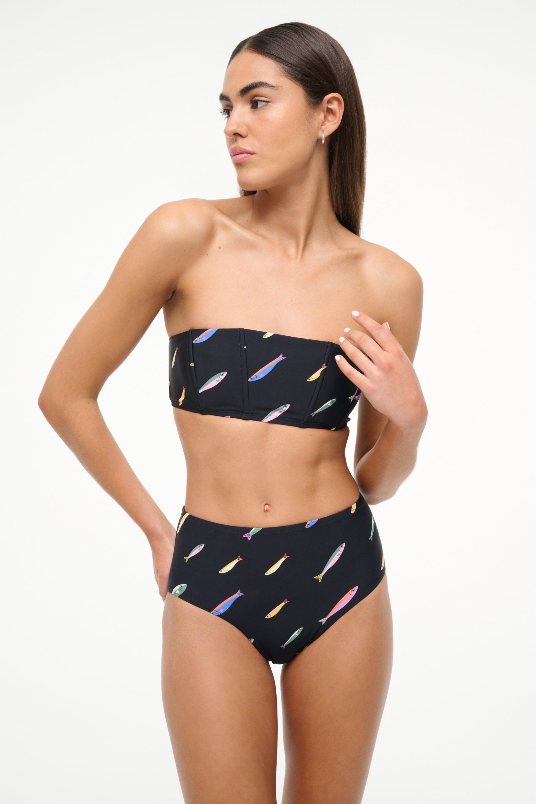 MALA BIKINI TOP | POP SARDINES BLACK - Image 3