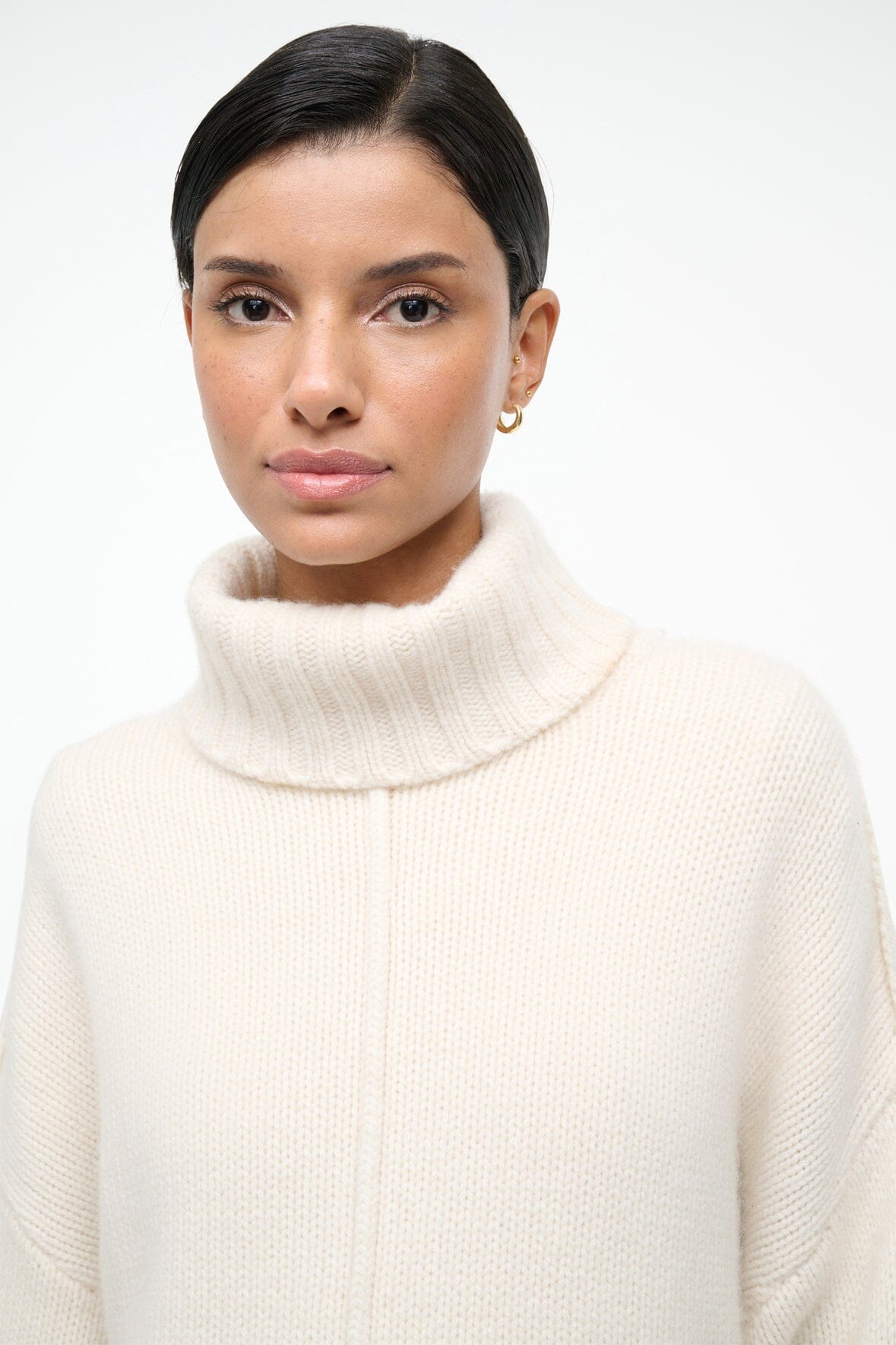 BETSY CASHMERE SWEATER | IVORY - Image 7