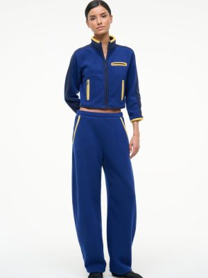 JETER JACKET | ROYAL CHARTREUSE