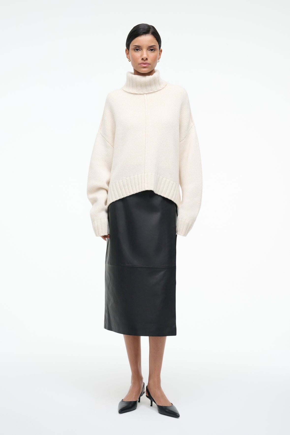BETSY CASHMERE SWEATER | IVORY - Image 2