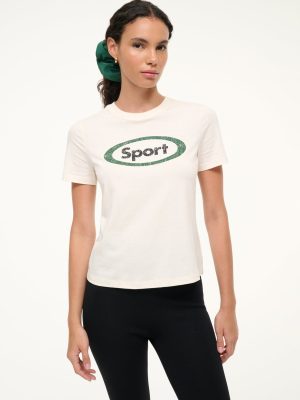 LULU SPORT TEE | IVORY