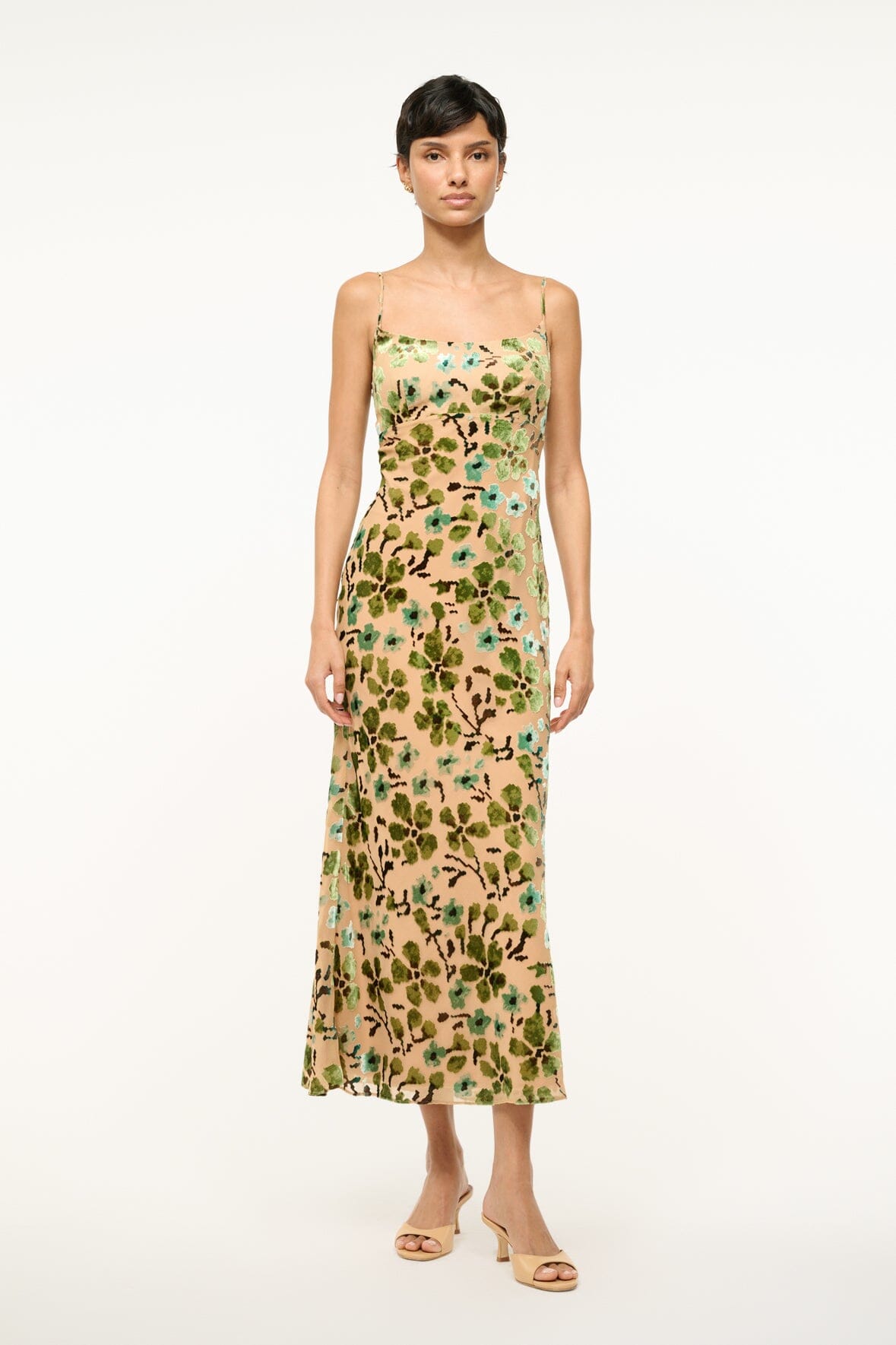 DIANNA DRESS | MOSS FLORAL TAPESTRY - Image 4