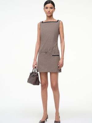 SKYLA DRESS | HOUNDSTOOTH