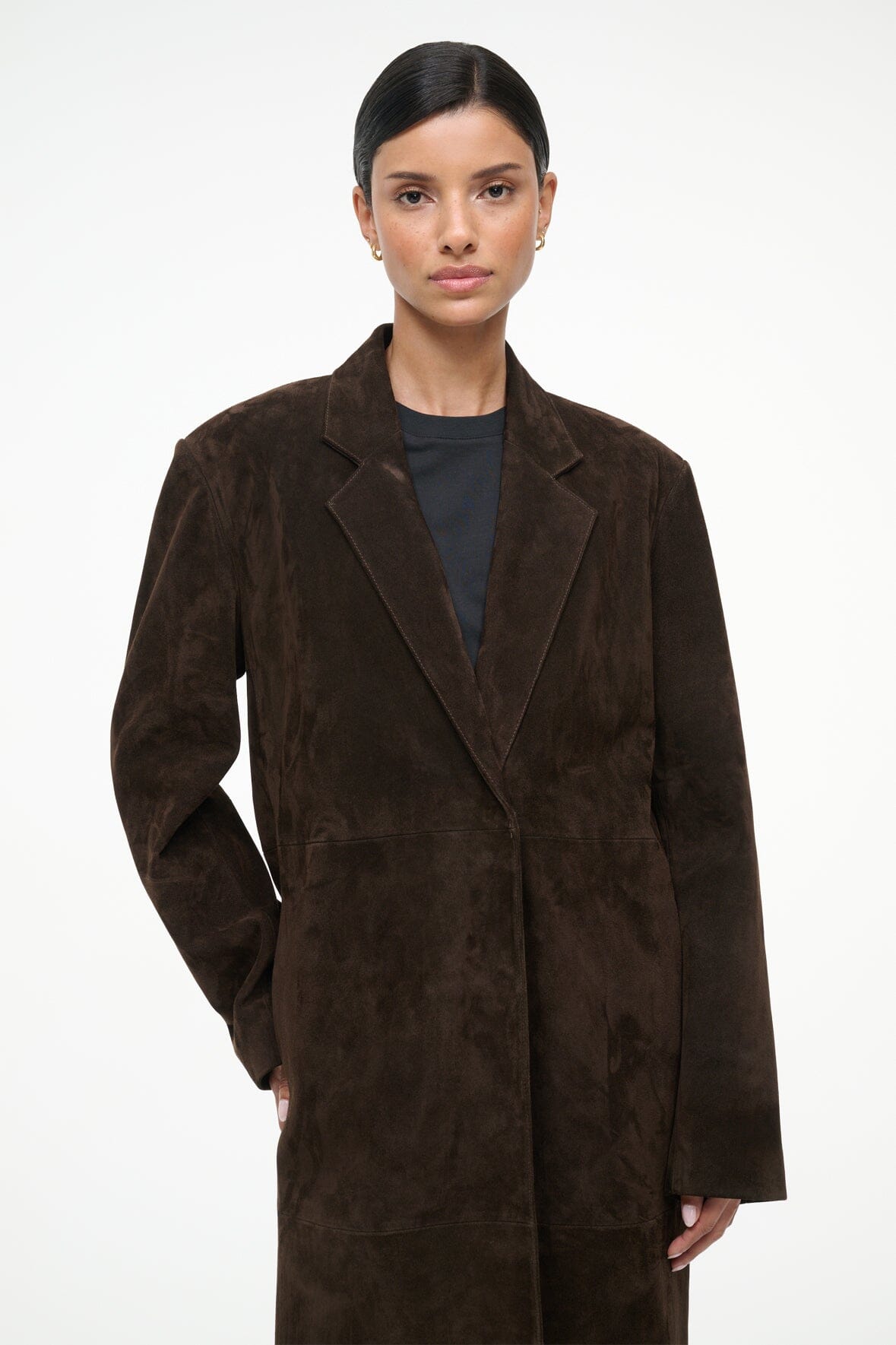 SABINE SUEDE JACKET | ESPRESSO - Image 4