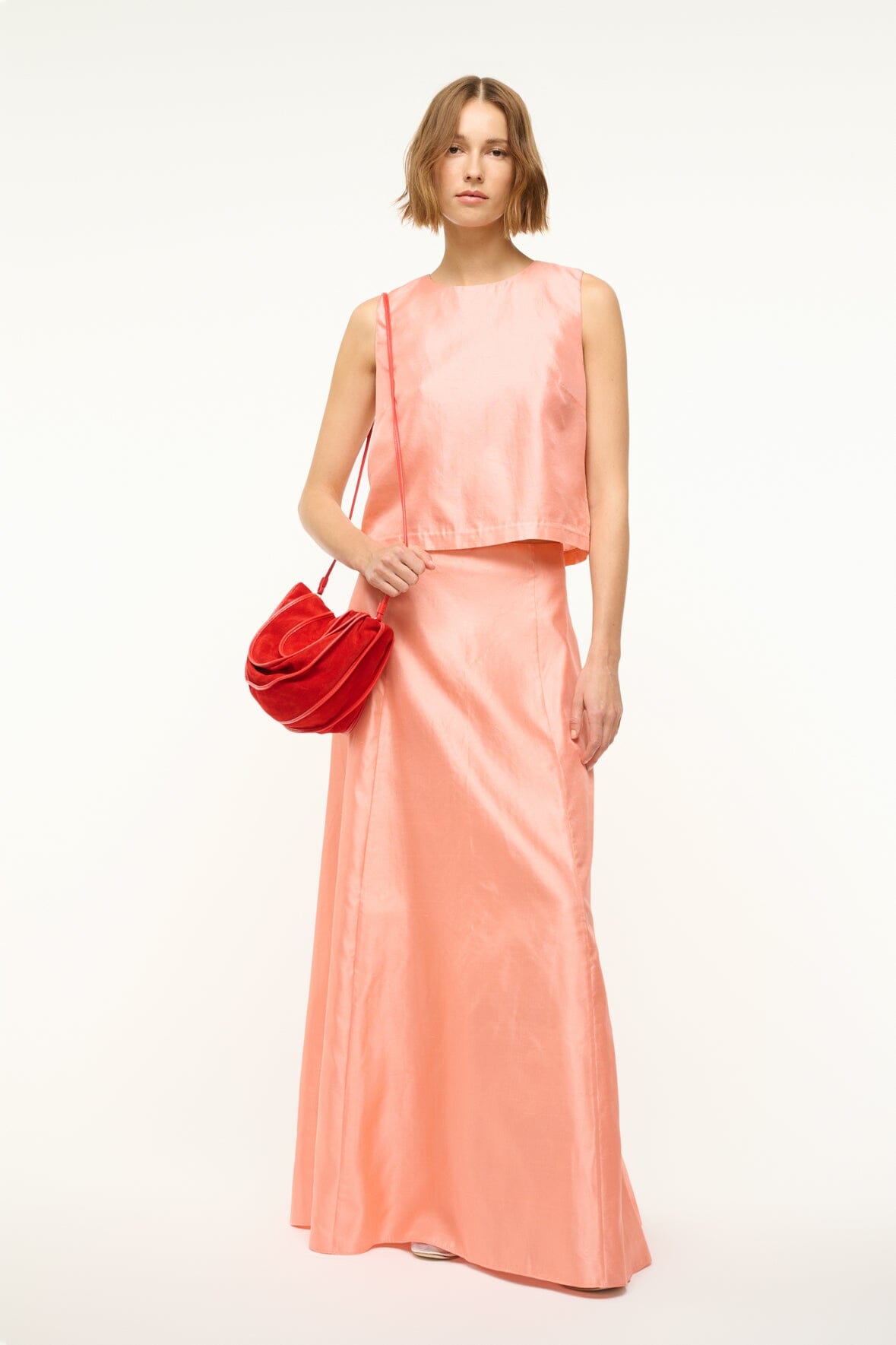 CASSIA SILK TOP | CARNATION - Image 2