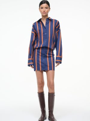 CYNTHIA DRESS | RAILROAD STRIPE