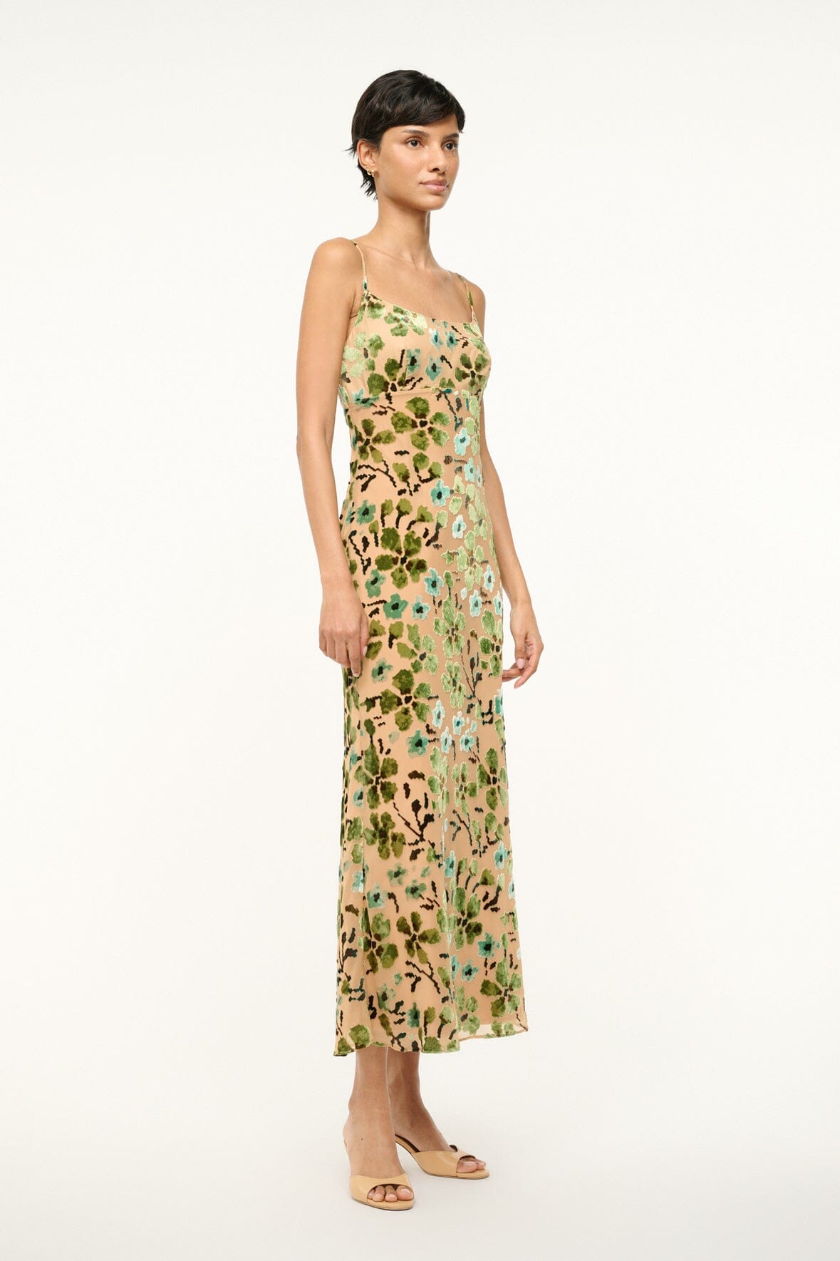 DIANNA DRESS | MOSS FLORAL TAPESTRY - Image 2