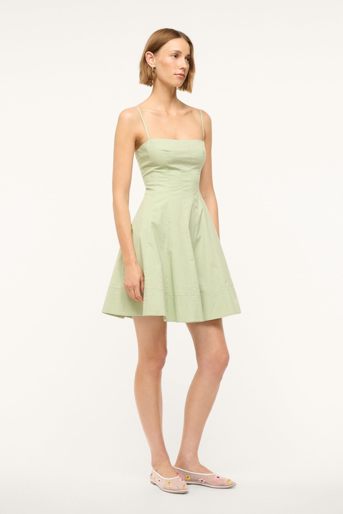 WYLIE MINI DRESS | PALE JADE - Image 2