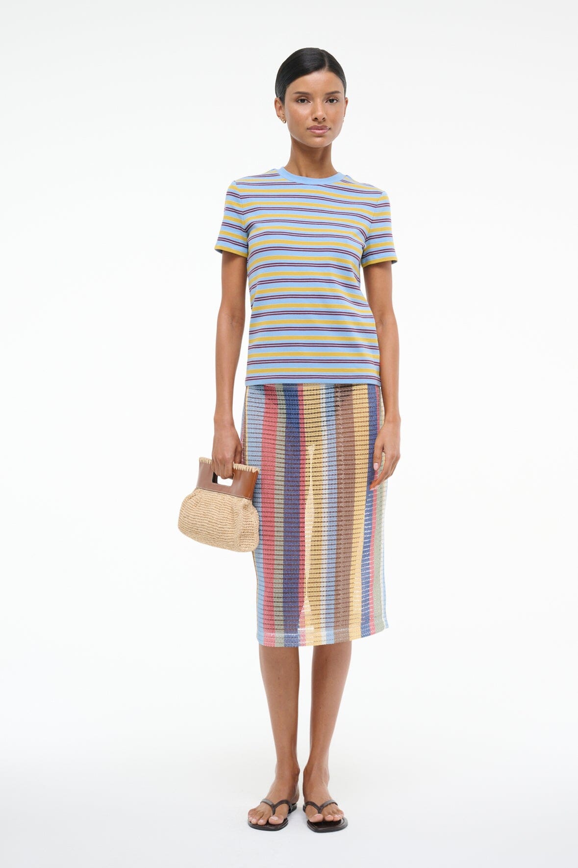 VIA SKIRT | MARKET STRIPE