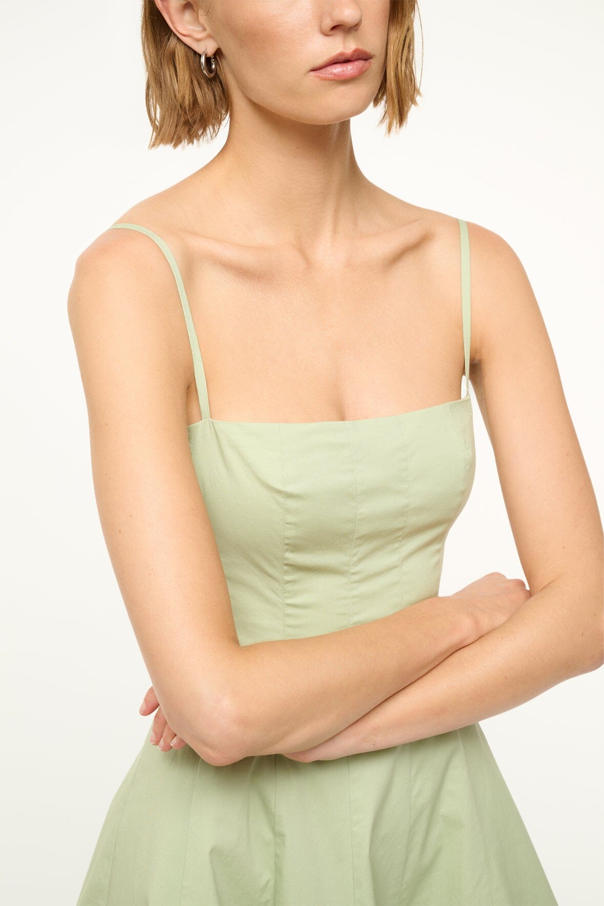 WYLIE MINI DRESS | PALE JADE - Image 5