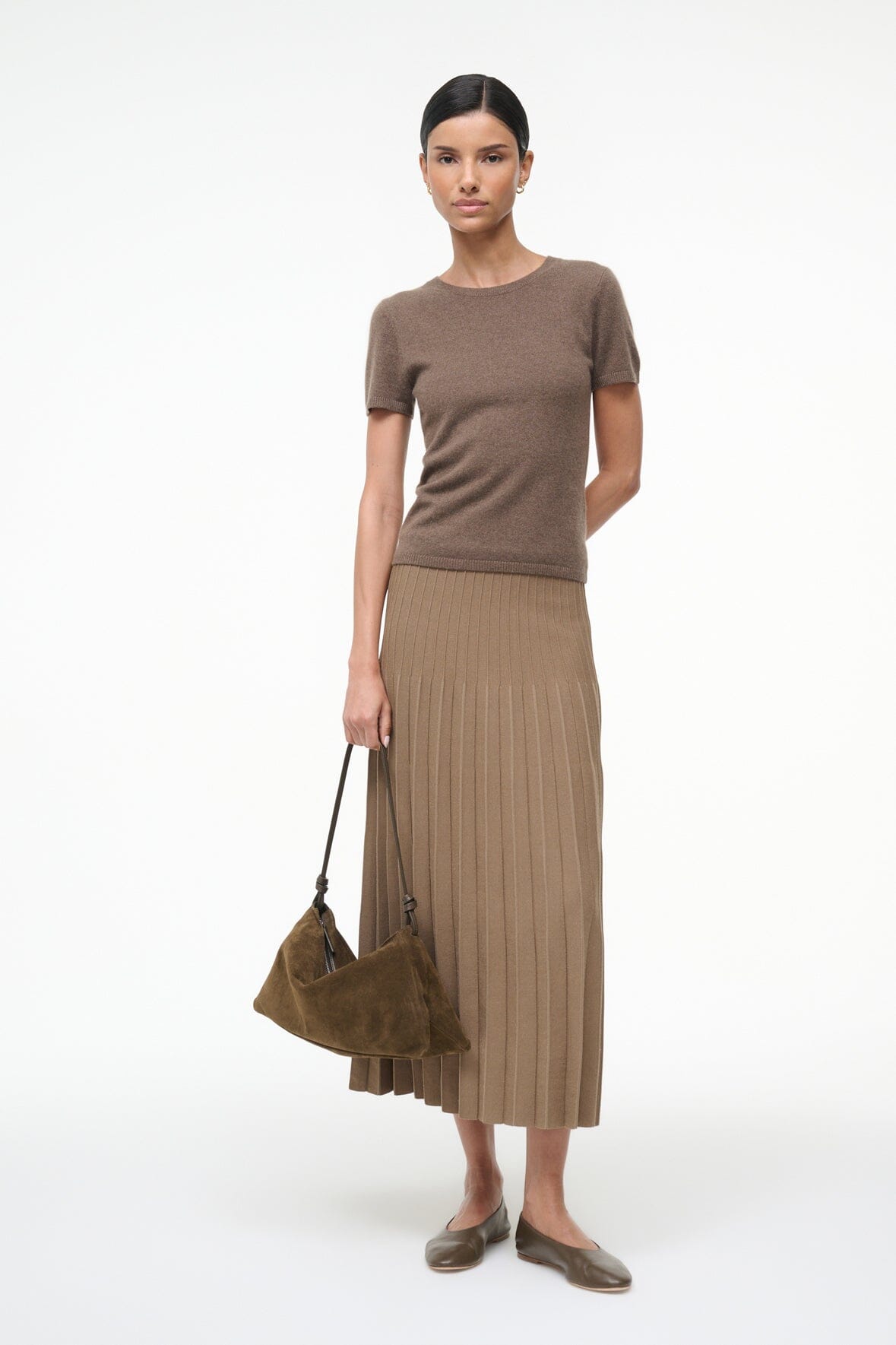 EASY CASHMERE TEE | TRUFFLE - Image 5