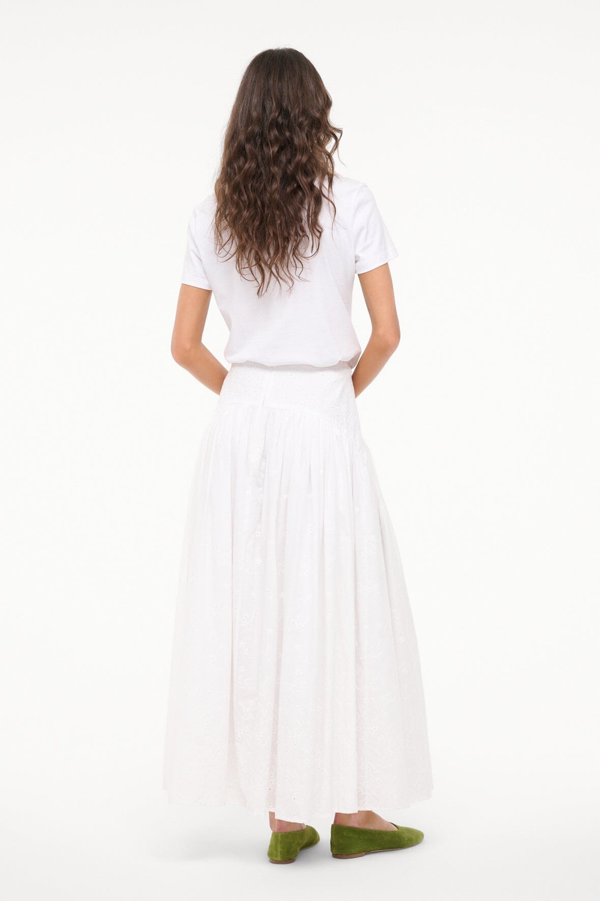 PROCIDA SKIRT | WHITE EYELET - Image 4