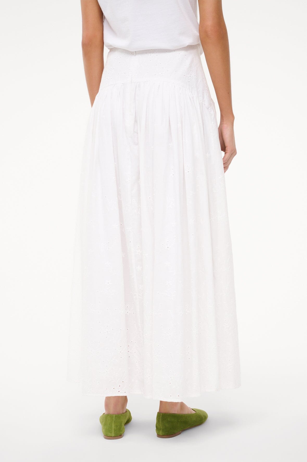 PROCIDA SKIRT | WHITE EYELET - Image 5