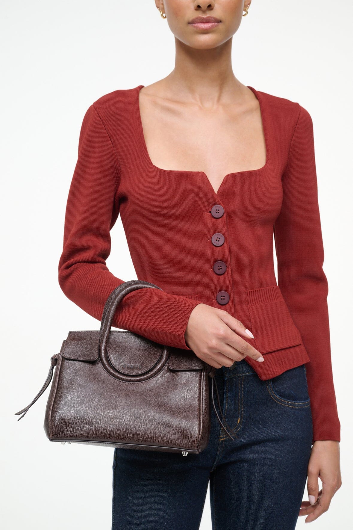 MAUDE MINI CARRYALL | ESPRESSO - Image 4