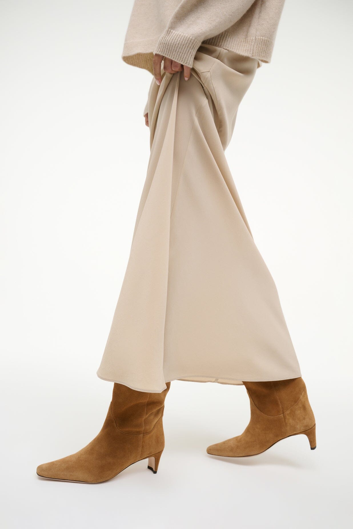 WESTERN WALLY BOOT | TAN SUEDE - Image 2