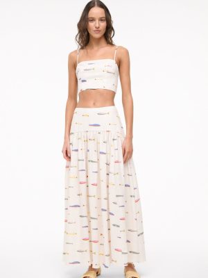 PROCIDA LINEN SKIRT | POP SARDINES IVORY