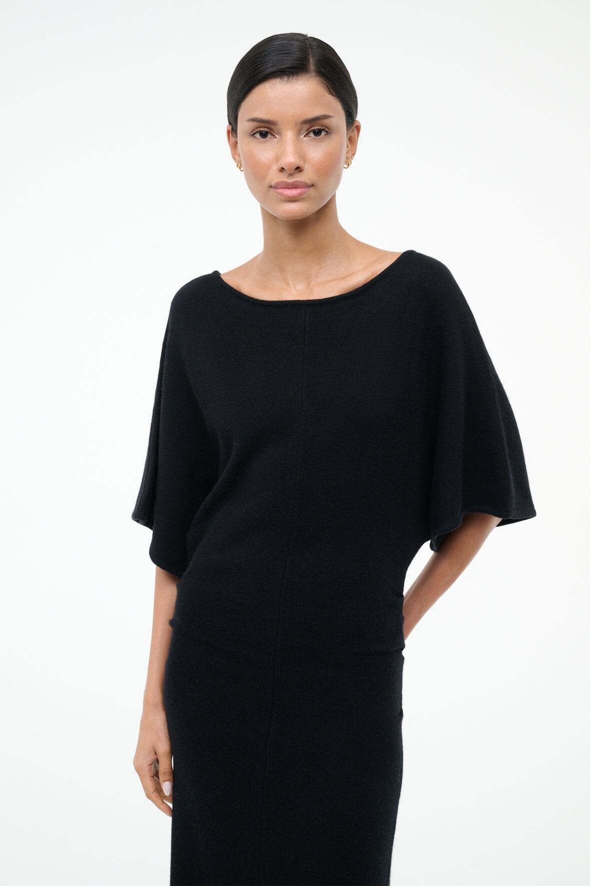 AMELIE SWEATER DRESS | BLACK - Image 4