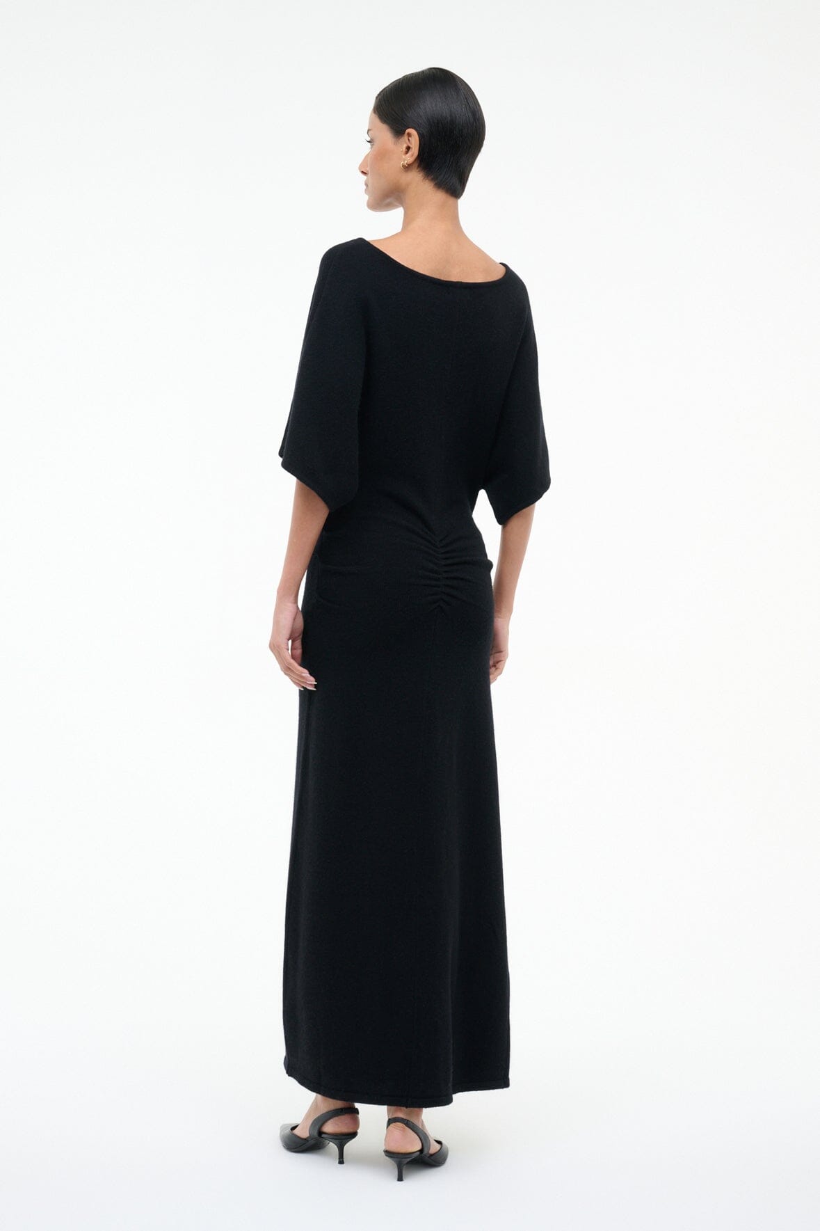 AMELIE SWEATER DRESS | BLACK - Image 3