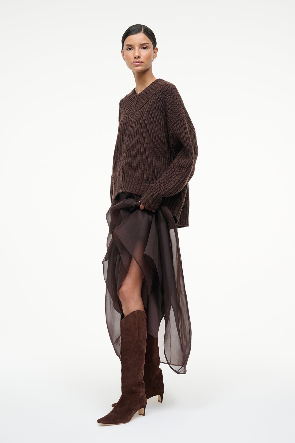 WESTERN WALLY BOOT | MAHOGANY SUEDE - Image 4