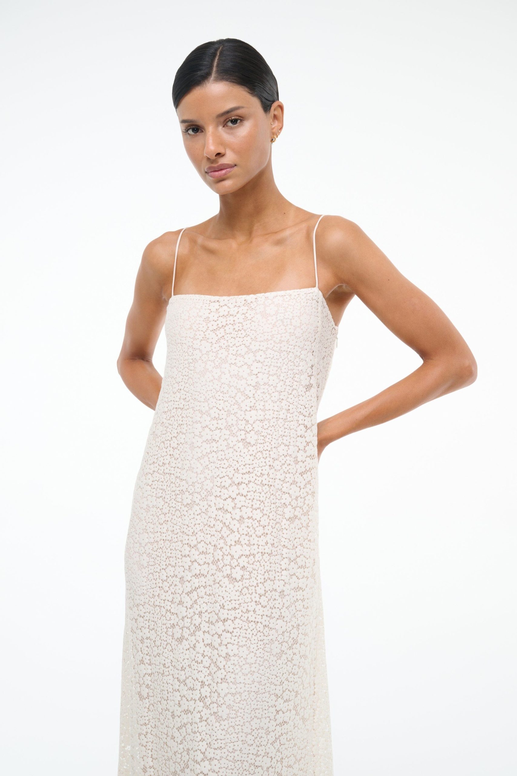 DELFINA DRESS | TINY BLOOM IVORY - Image 2